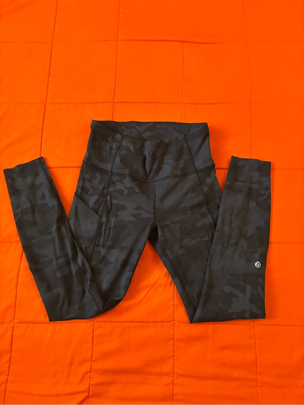 Lululemon Leggings Womens 6 Camo High Rise Athletic Activewear Gym